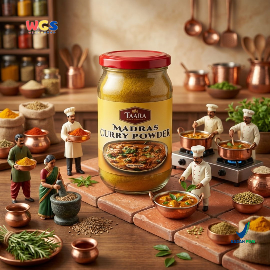 TAARA Indian Seasoning Madras Curry Powder 250g - Authentic Curry Seasoning from India