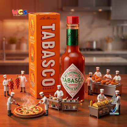 Tabasco Original Red Pepper Sauce 150ml - Saus Cabe Pedas Halal untuk Pizza & Masakan