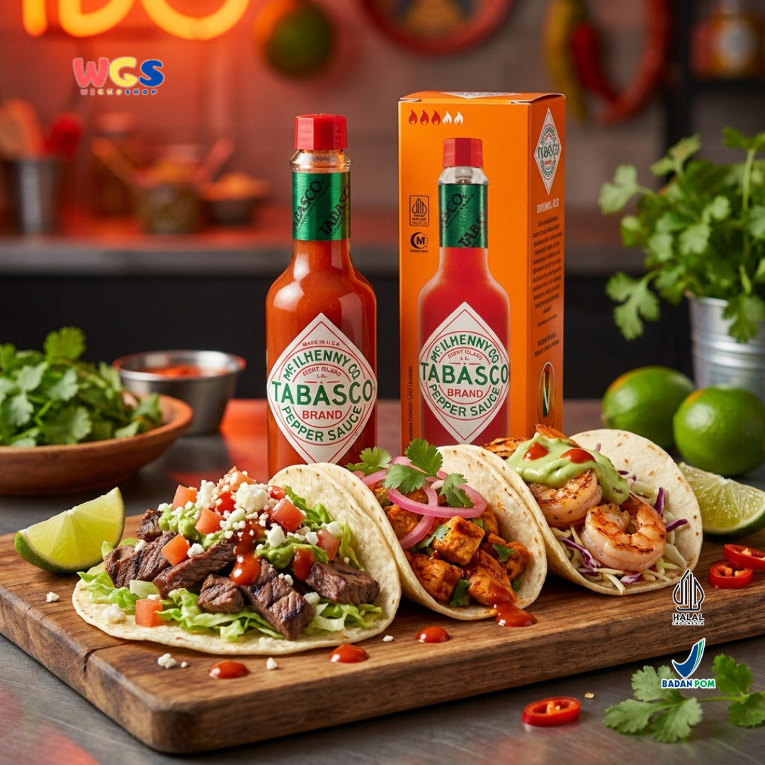 Tabasco Original Red Pepper Sauce 60ml - Classic Hot American Chili Sauce