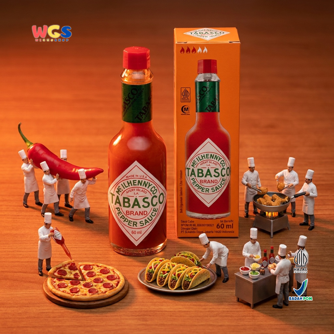 Tabasco Original Red Pepper Sauce 60ml - Classic Hot American Chili Sauce