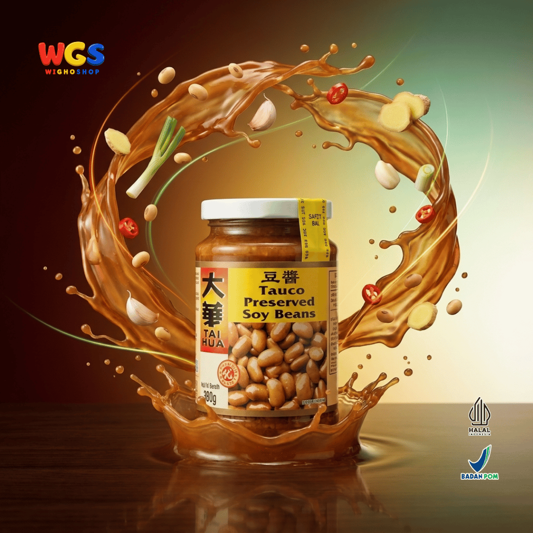 Tai Hua Tauco Preserved Soy Beans 380g - Tauco Kedelai Singapore Bumbu Masak Tumis Ikan Seafood Daging Sayuran Halal