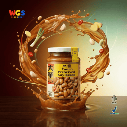 Tai Hua Tauco Preserved Soy Beans 380g - Tauco Kedelai Singapore Bumbu Masak Tumis Ikan Seafood Daging Sayuran Halal