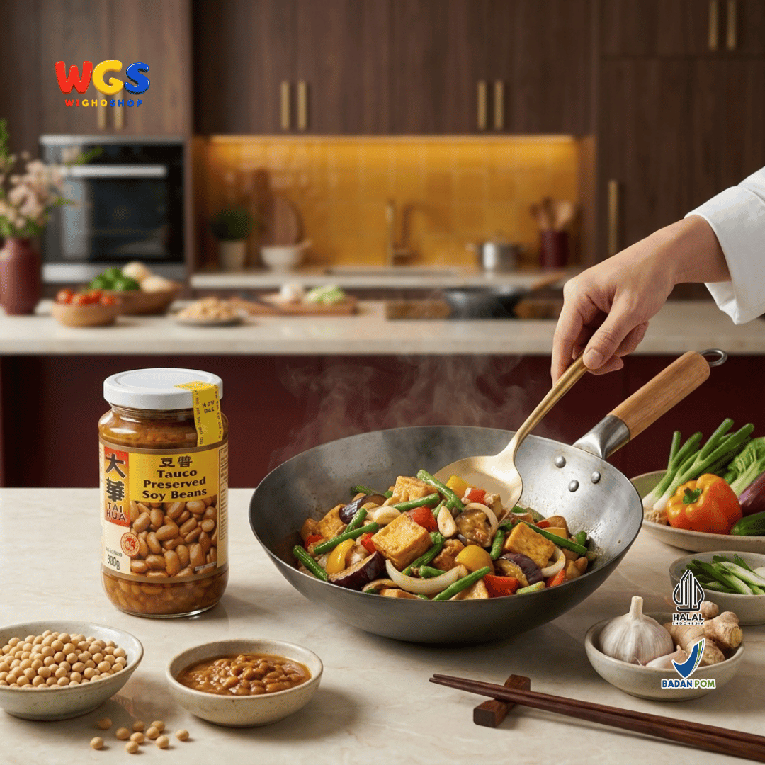 Tai Hua Tauco Preserved Soy Beans 380g - Tauco Kedelai Singapore Bumbu Masak Tumis Ikan Seafood Daging Sayuran Halal