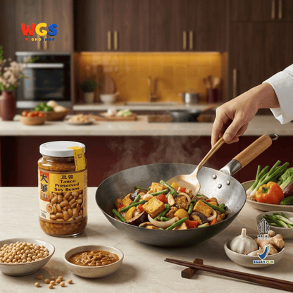 Tai Hua Tauco Preserved Soy Beans 380g - Tauco Kedelai Singapore Bumbu Masak Tumis Ikan Seafood Daging Sayuran Halal