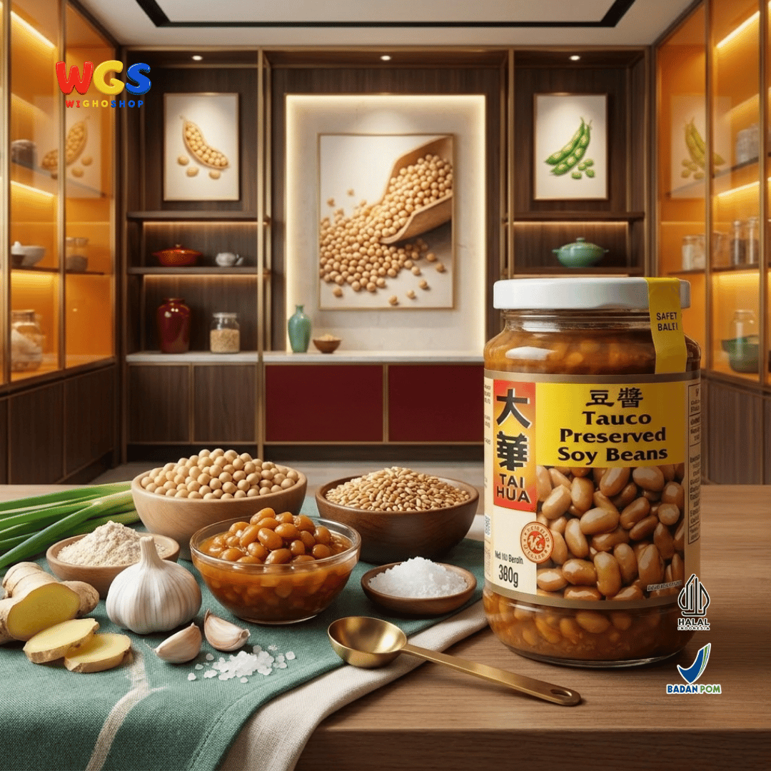 Tai Hua Tauco Preserved Soy Beans 380g - Tauco Kedelai Singapore Bumbu Masak Tumis Ikan Seafood Daging Sayuran Halal