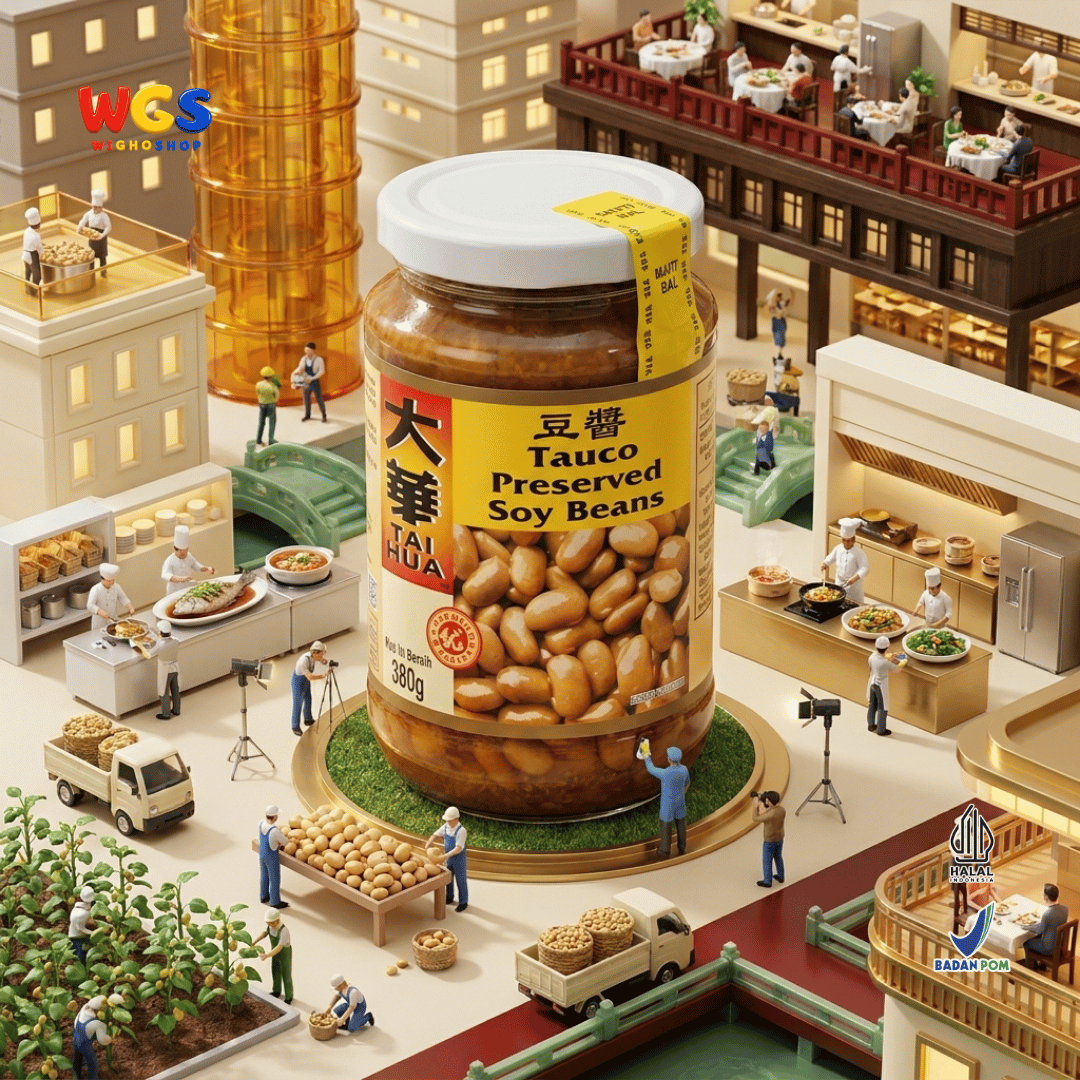 Tai Hua Tauco Preserved Soy Beans 380g - Tauco Kedelai Singapore Bumbu Masak Tumis Ikan Seafood Daging Sayuran Halal