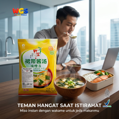 Takebue Miso Soup Instan Light Wakame 129g Isi 6 Sajian - Sup Miso ala Jepang Aroma Ringan