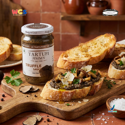 Tartufi Jimmy Con Tartufo Truffle Sauce 180g - Saus Truffle Halus untuk Pasta Risotto