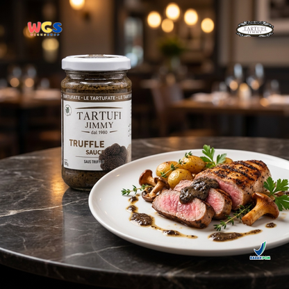 Tartufi Jimmy Con Tartufo Truffle Sauce 180g - Saus Truffle Halus untuk Pasta Risotto