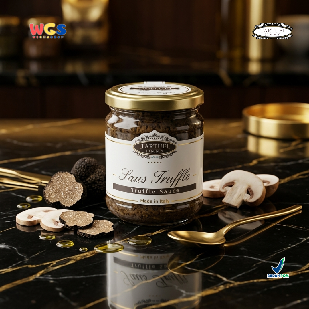 Tartufi Jimmy Le Tartufate Truffle Sauce 180g - Saus Truffle Kasar Jamur