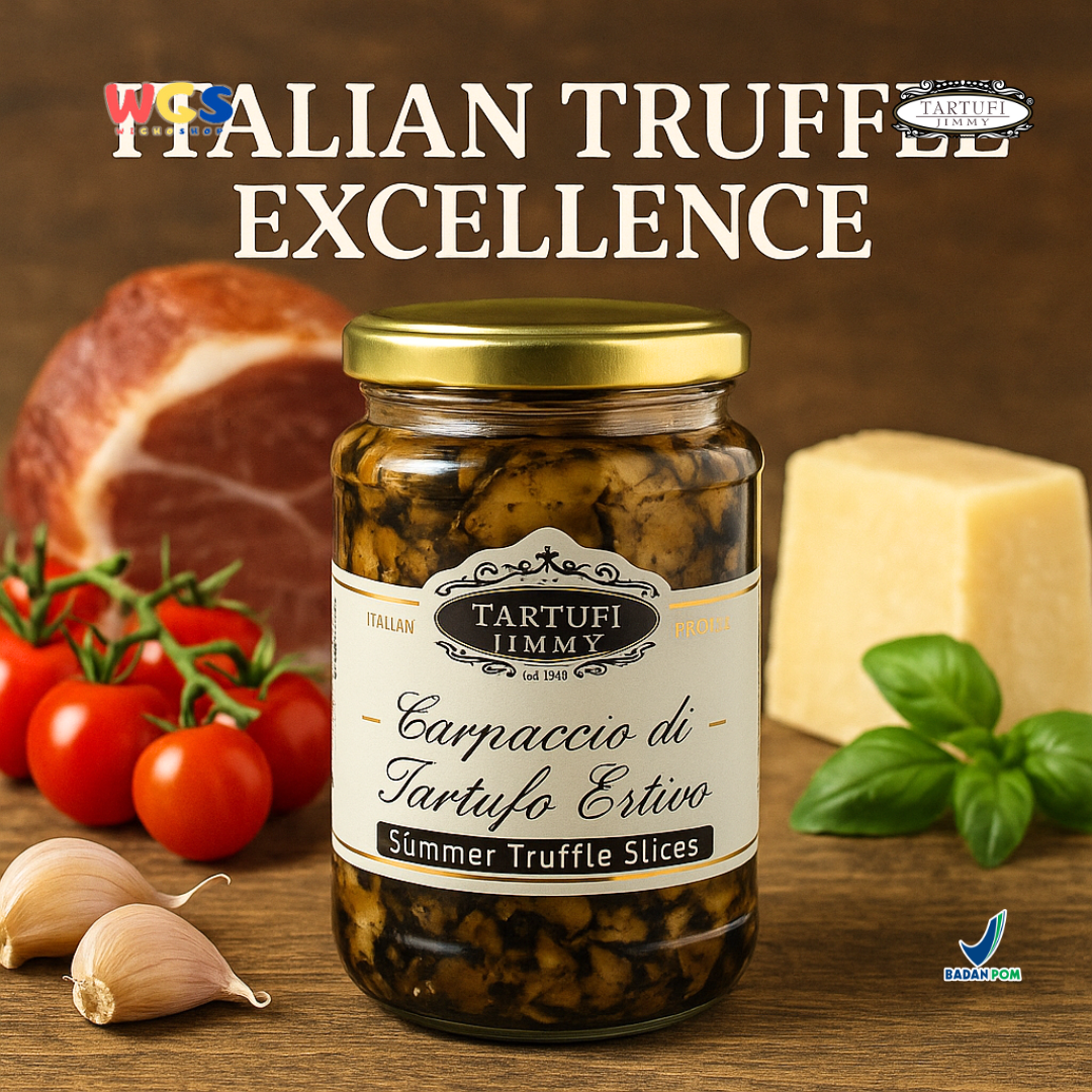 Tartufi Jimmy Summer Truffle Slices 500g | Irisan Truffle Musim Panas Premium Italia