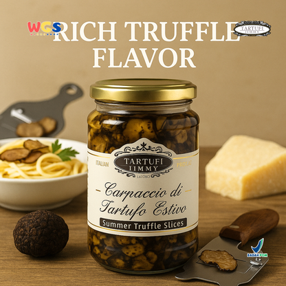 Tartufi Jimmy Summer Truffle Slices 500g | Irisan Truffle Musim Panas Premium Italia