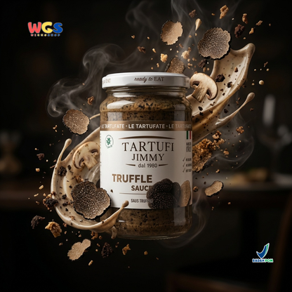 Tartufi Jimmy Truffle Sauce 320g - Saus Truffle Italia Ready to Eat untuk Pasta Steak Risotto Pizza