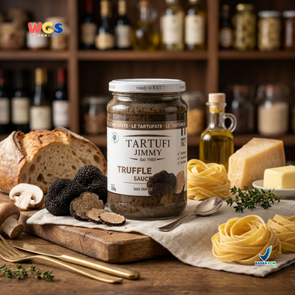 Tartufi Jimmy Truffle Sauce 320g - Saus Truffle Italia Ready to Eat untuk Pasta Steak Risotto Pizza