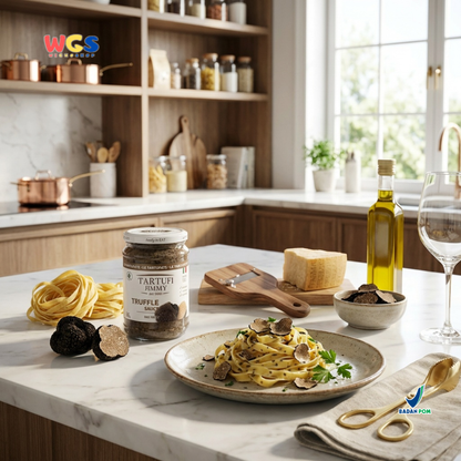 Tartufi Jimmy Truffle Sauce 320g - Saus Truffle Italia Ready to Eat untuk Pasta Steak Risotto Pizza