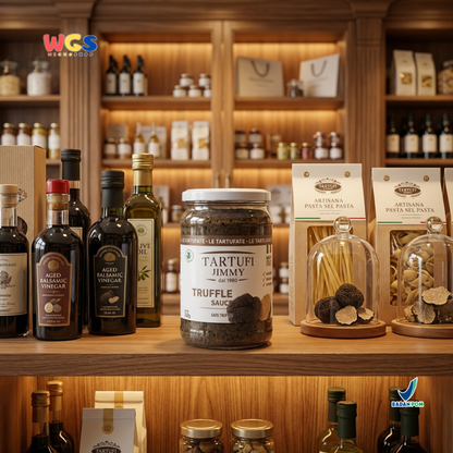 Tartufi Jimmy Truffle Sauce 320g - Saus Truffle Italia Ready to Eat untuk Pasta Steak Risotto Pizza