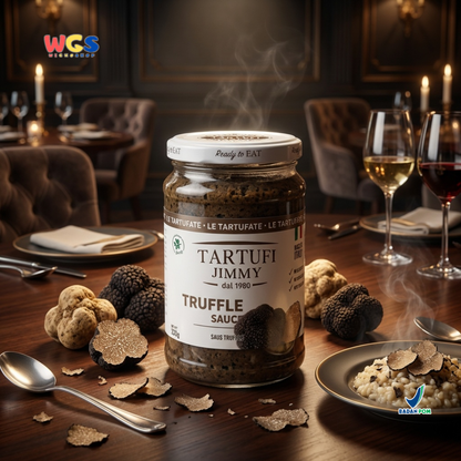 Tartufi Jimmy Truffle Sauce 320g - Saus Truffle Italia Ready to Eat untuk Pasta Steak Risotto Pizza