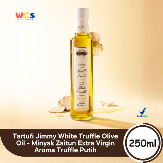 Tartufi Jimmy White Truffle Olive Oil 250ml - Minyak Zaitun Extra Virgin Aroma Truffle Putih