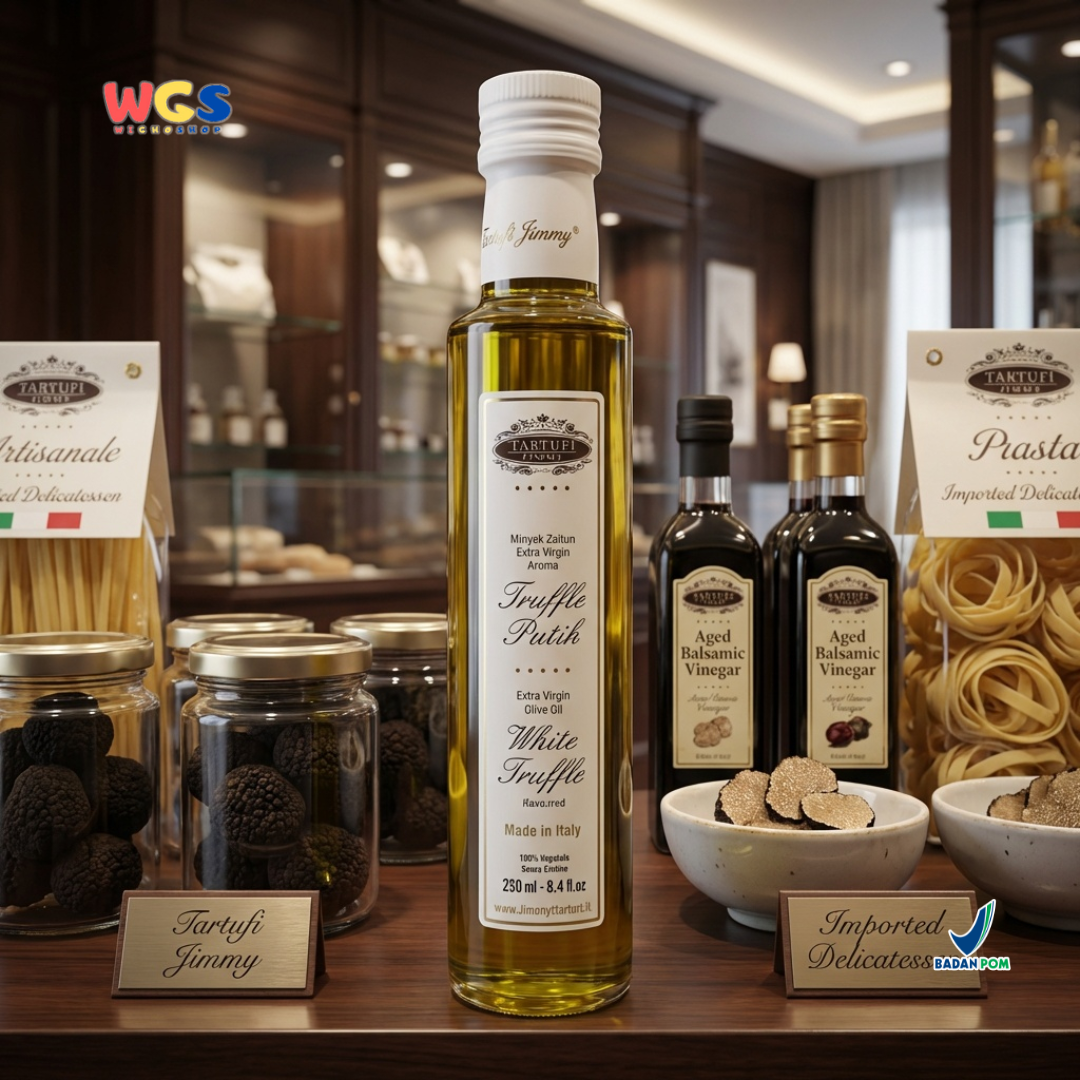 Tartufi Jimmy White Truffle Extra Virgin Olive Oil Flavored 250ml
