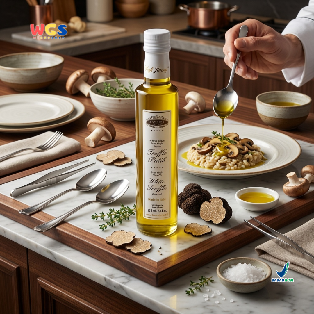 Tartufi Jimmy White Truffle Extra Virgin Olive Oil Flavored 250ml