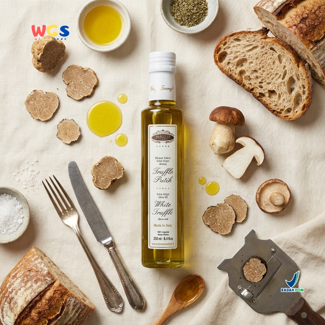 Tartufi Jimmy White Truffle Extra Virgin Olive Oil Flavored 250ml