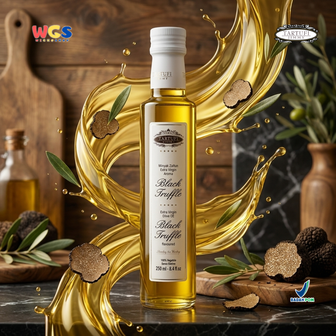 Tartufi Jimmy Extra Virgin Olive Oil Black Truffle Flavor 250ml