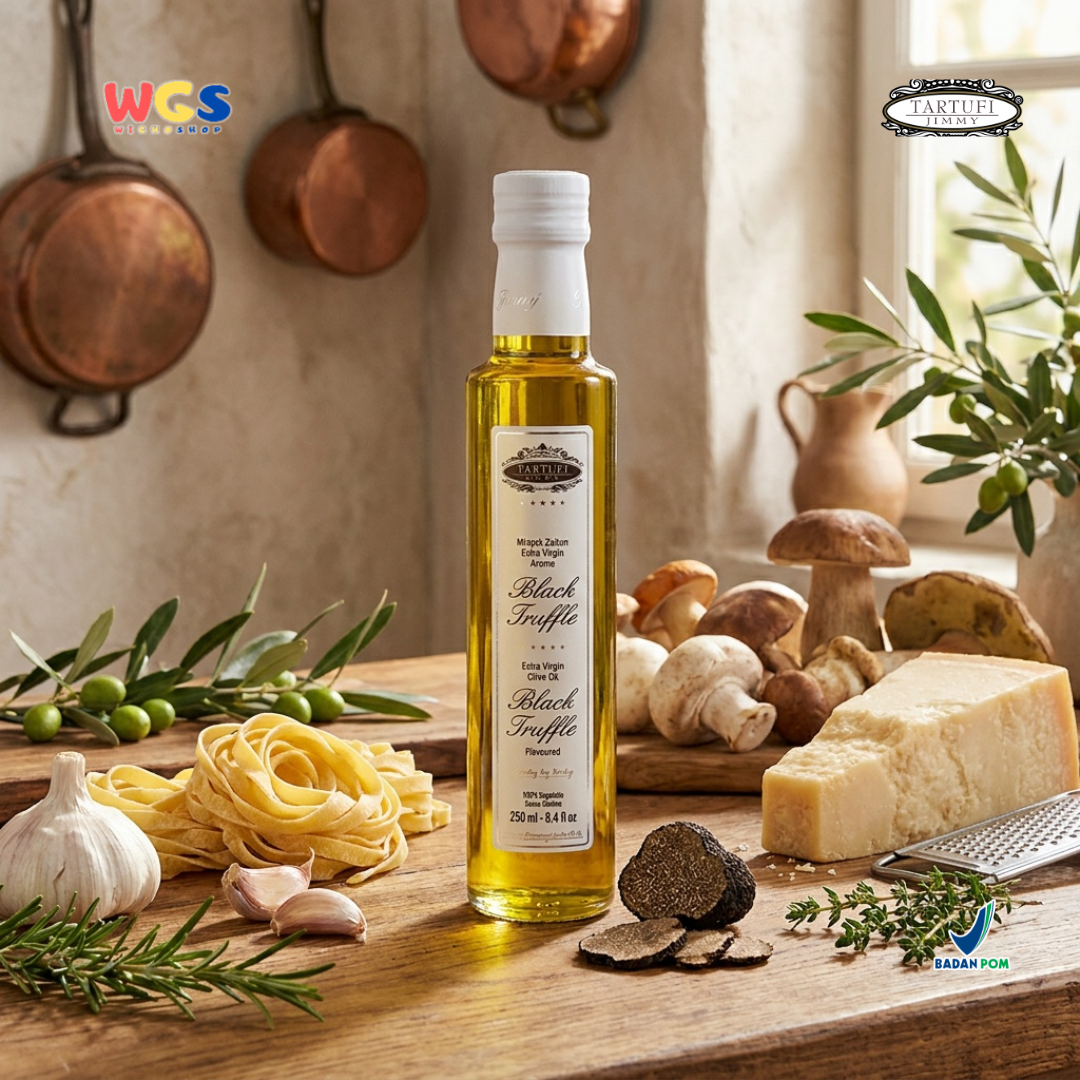Tartufi Jimmy Extra Virgin Olive Oil Black Truffle Flavor 250ml