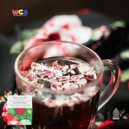 Tea N Tales Gourmet Tea Cahyaningrum 15gr (5x3gr) – Teh Buah & Bunga Rasa Ceria & Wangi Alami