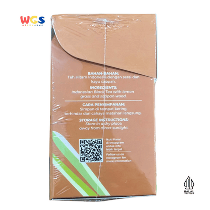 Tea N Tales Gourmet Tea Lintang 15gr (5x3gr) – Teh Segitiga Rempah Serai &amp; Kayu Secang Bertenaga