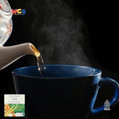 Tea N Tales Gourmet Tea Lintang 15gr (5x3gr) – Teh Segitiga Rempah Serai &amp; Kayu Secang Bertenaga