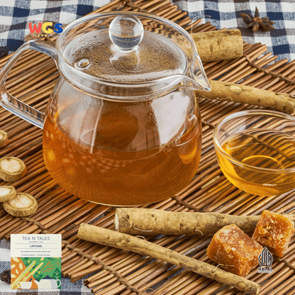 Tea N Tales Gourmet Tea Lintang 15gr (5x3gr) – Teh Segitiga Rempah Serai &amp; Kayu Secang Bertenaga