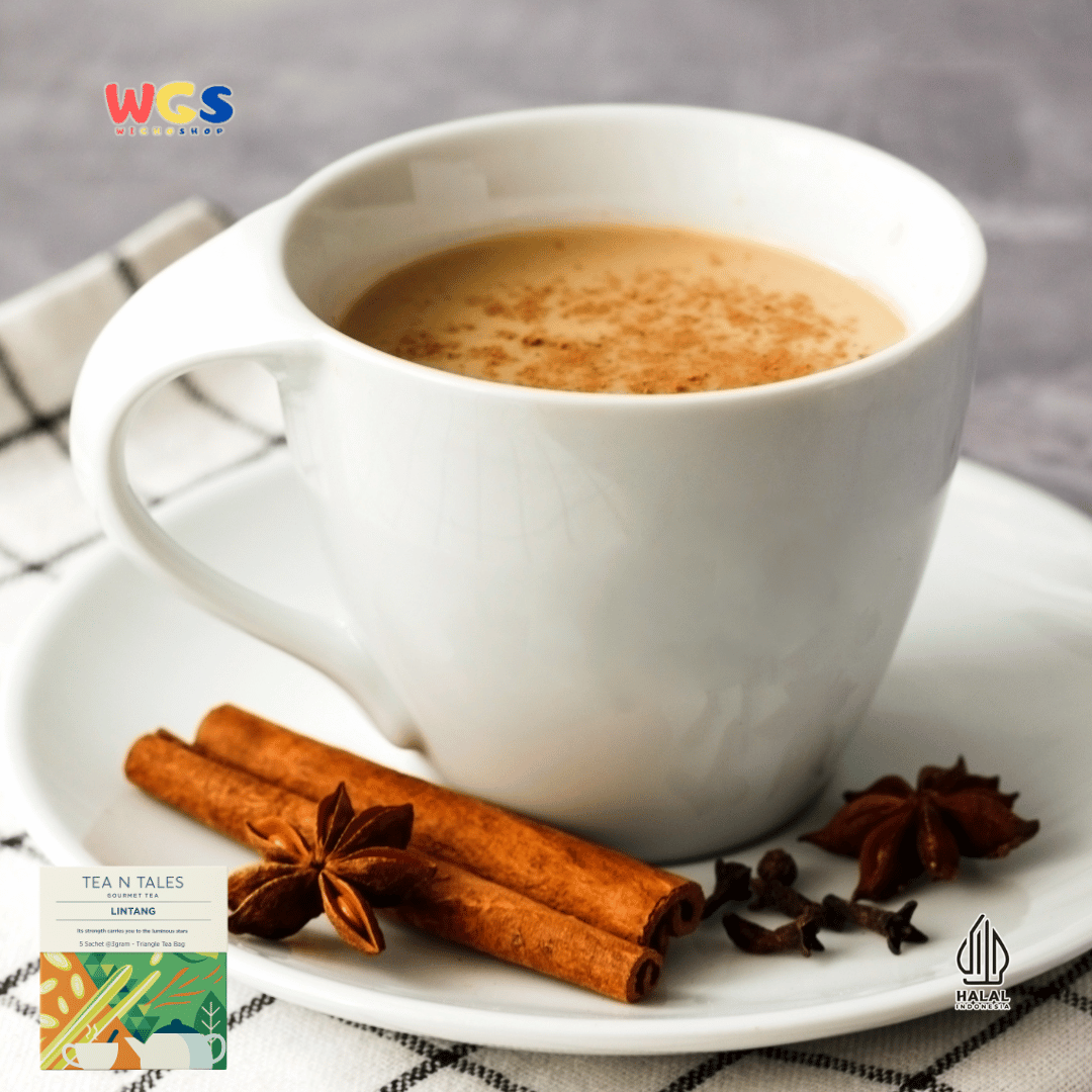 Tea N Tales Gourmet Tea Lintang 15gr (5x3gr) – Teh Segitiga Rempah Serai &amp; Kayu Secang Bertenaga