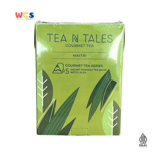Tea N Tales Gourmet Tea Maitri 15g (5x3g) – Teh Hijau & Pandan, Kehangatan Persahabatan dan Keluarga