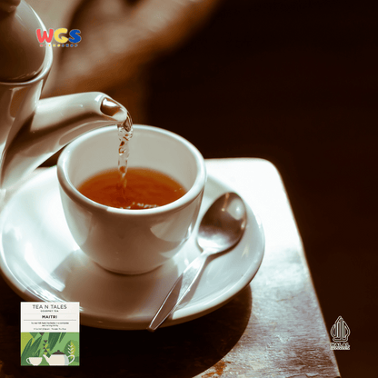 Tea N Tales Gourmet Tea Maitri 15g (5x3g) – Teh Hijau & Pandan, Kehangatan Persahabatan dan Keluarga