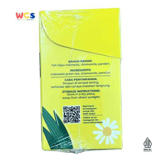 Tea N Tales Gourmet Tea Royal Bloom 15gr (5x3gr) – Teh Segitiga Chamomile, Pandan & Teh Hijau Tenang