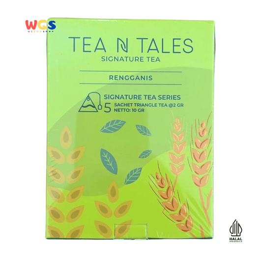 TEA N TALES RENGGANIS Signature Tea 5 Sachet x 2gr – Teh Hijau & Beras Ketan Aromatik Penenang Jiwa