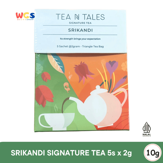 TEA N TALES Srikandi Signature Tea 5 Sachet x 2g (10g) – Teh Herbal Floral yang Kuat & Menenangkan