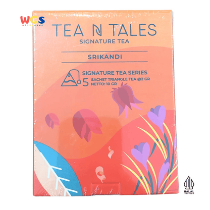 TEA N TALES Srikandi Signature Tea 5 Sachet x 2g (10g) – Teh Herbal Floral yang Kuat & Menenangkan