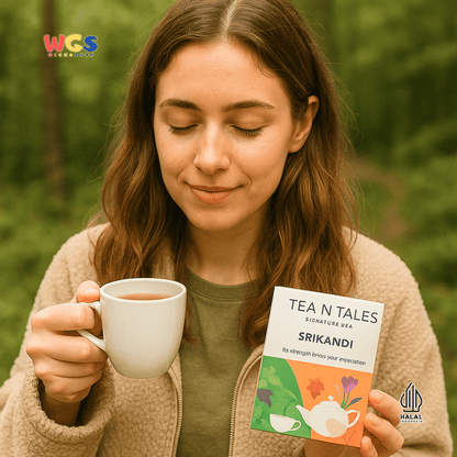 TEA N TALES Srikandi Signature Tea 5 Sachet x 2g (10g) – Teh Herbal Floral yang Kuat & Menenangkan