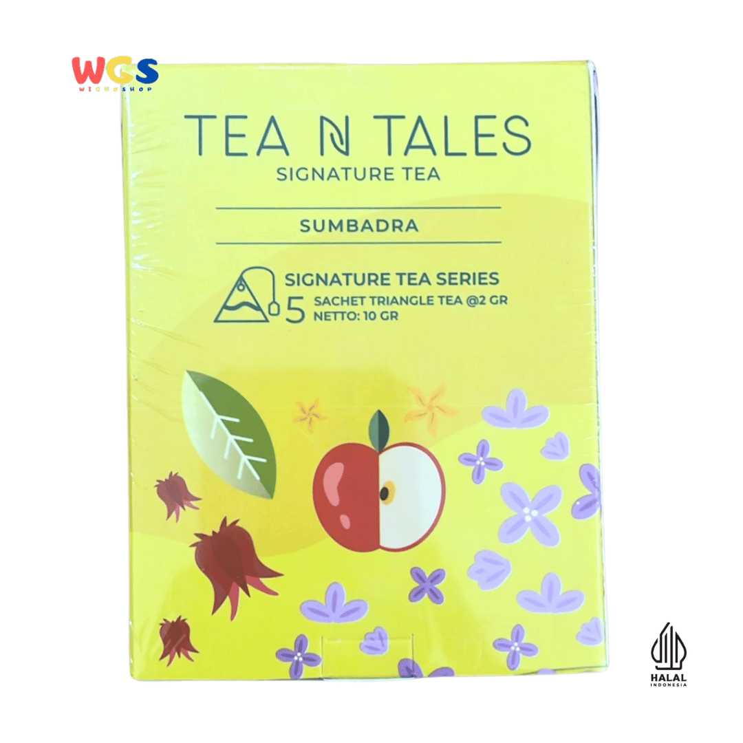 Tea N Tales Signature Tea Sumbadra 10g (5x2g) – Teh Hitam Lavender & Apel, Menenangkan Jiwa