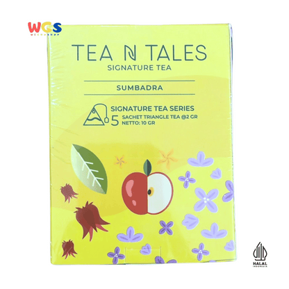Tea N Tales Signature Tea Sumbadra 10g (5x2g) – Teh Hitam Lavender & Apel, Menenangkan Jiwa