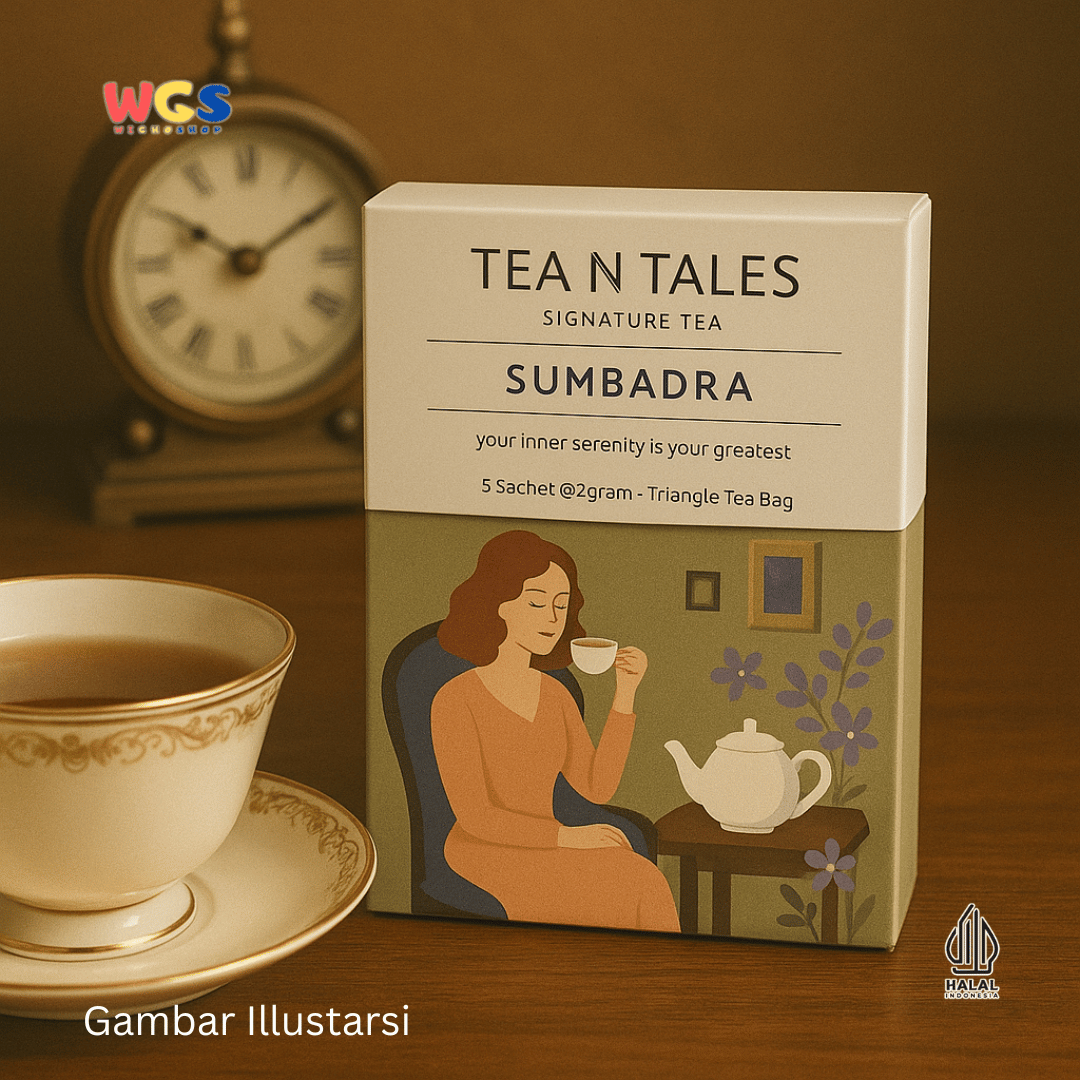 Tea N Tales Signature Tea Sumbadra 10g (5x2g) – Teh Hitam Lavender & Apel, Menenangkan Jiwa