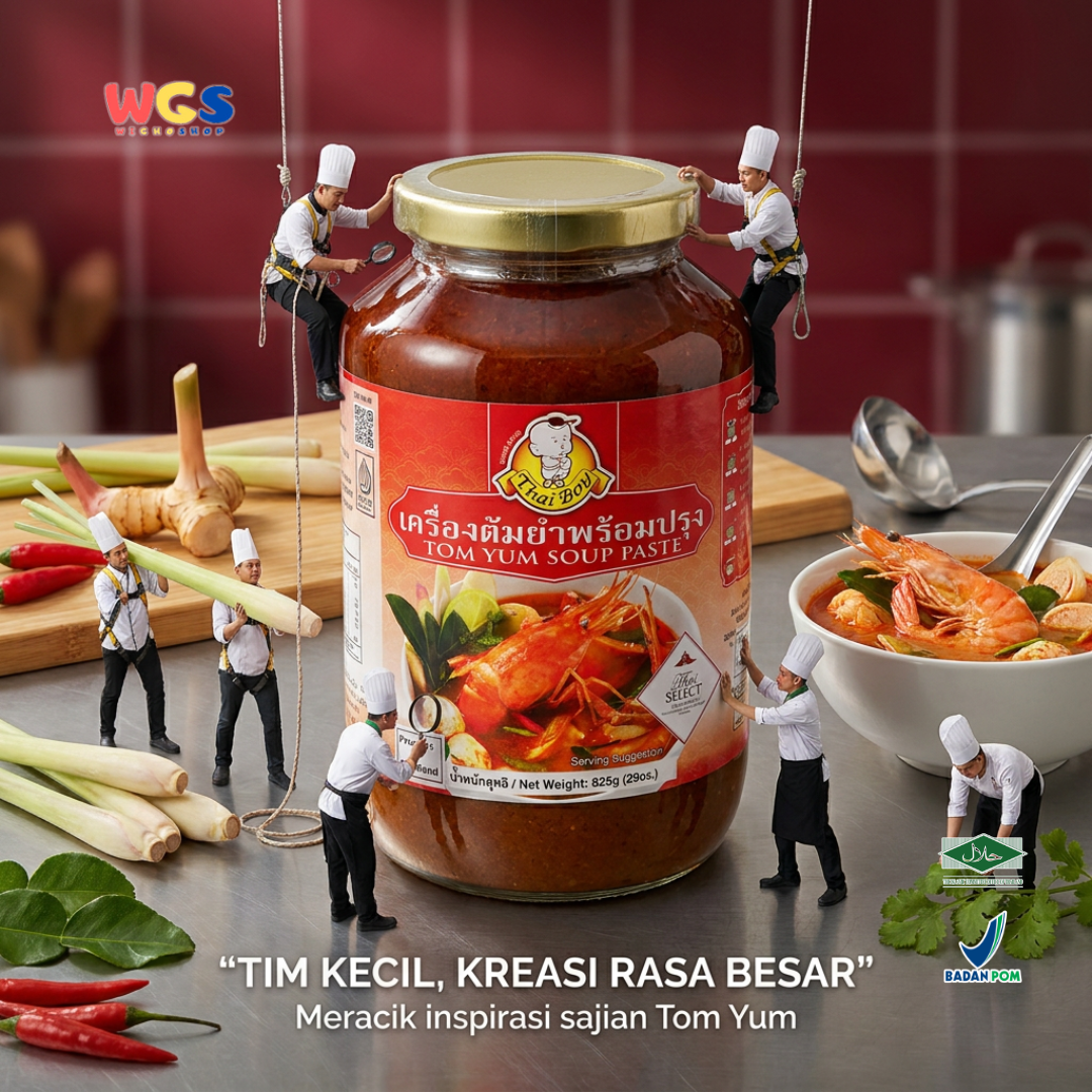 Thai Boy Bumbu Tom Yum 825g - Pasta Tomyam Instan Thailand Sup Seafood