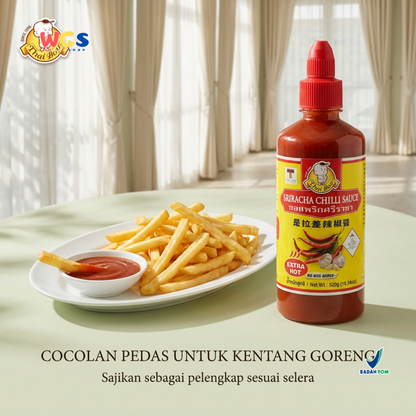 Thai Boy Sriracha Extra Hot 520g - Saus Sambal Pedas Thailand