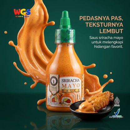 Thai Dancer Sriracha Mayo Sauce 200ml – Creamy Spicy Mayo Sauce for Sushi, Burgers, and Snacks