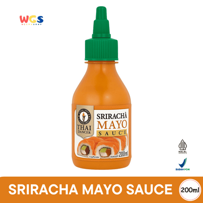 Thai Dancer Sriracha Mayo Sauce 200ml – Saus Mayo Pedas Krimi untuk Sushi, Burger, dan Camilan