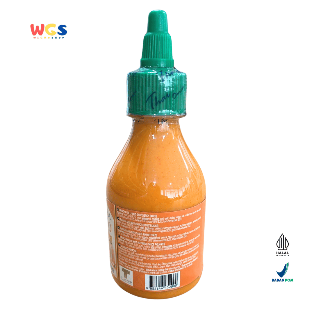 Thai Dancer Sriracha Mayo Sauce 200ml – Saus Mayo Pedas Krimi untuk Sushi, Burger, dan Camilan