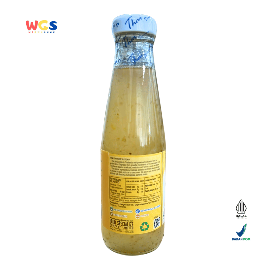 Thai Dancer Sweet Plum Sauce 200ml – Saus Plum Manis Serbaguna untuk Lumpia, Ayam & Camilan Asia