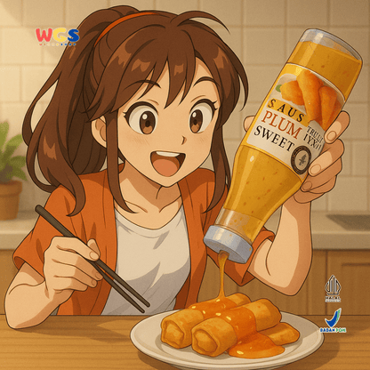 Thai Dancer Sweet Plum Sauce 200ml – Saus Plum Manis Serbaguna untuk Lumpia, Ayam & Camilan Asia