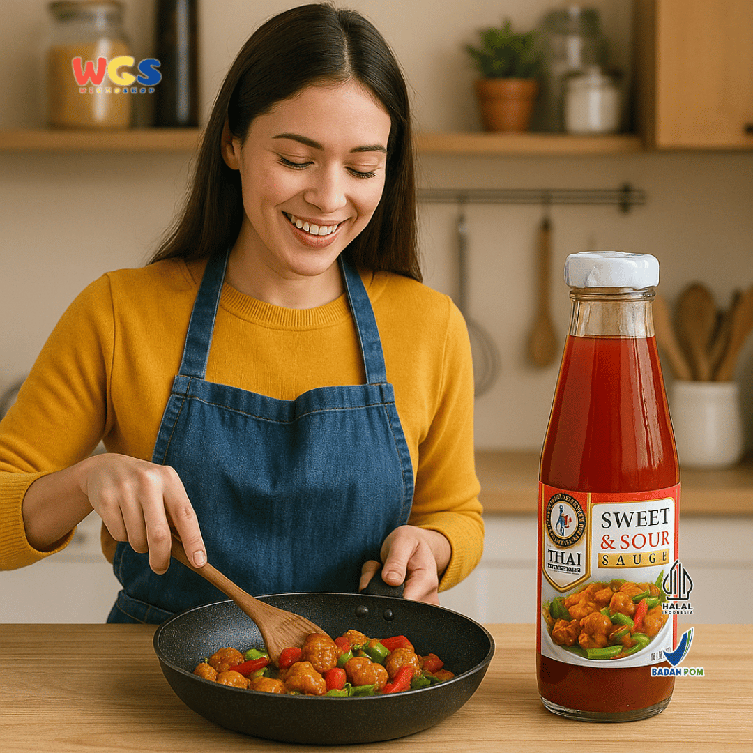 Thai Dancer Sweet & Sour Sauce 200ml – Saus Asam Manis Serbaguna untuk Masakan Asia & Cocolan